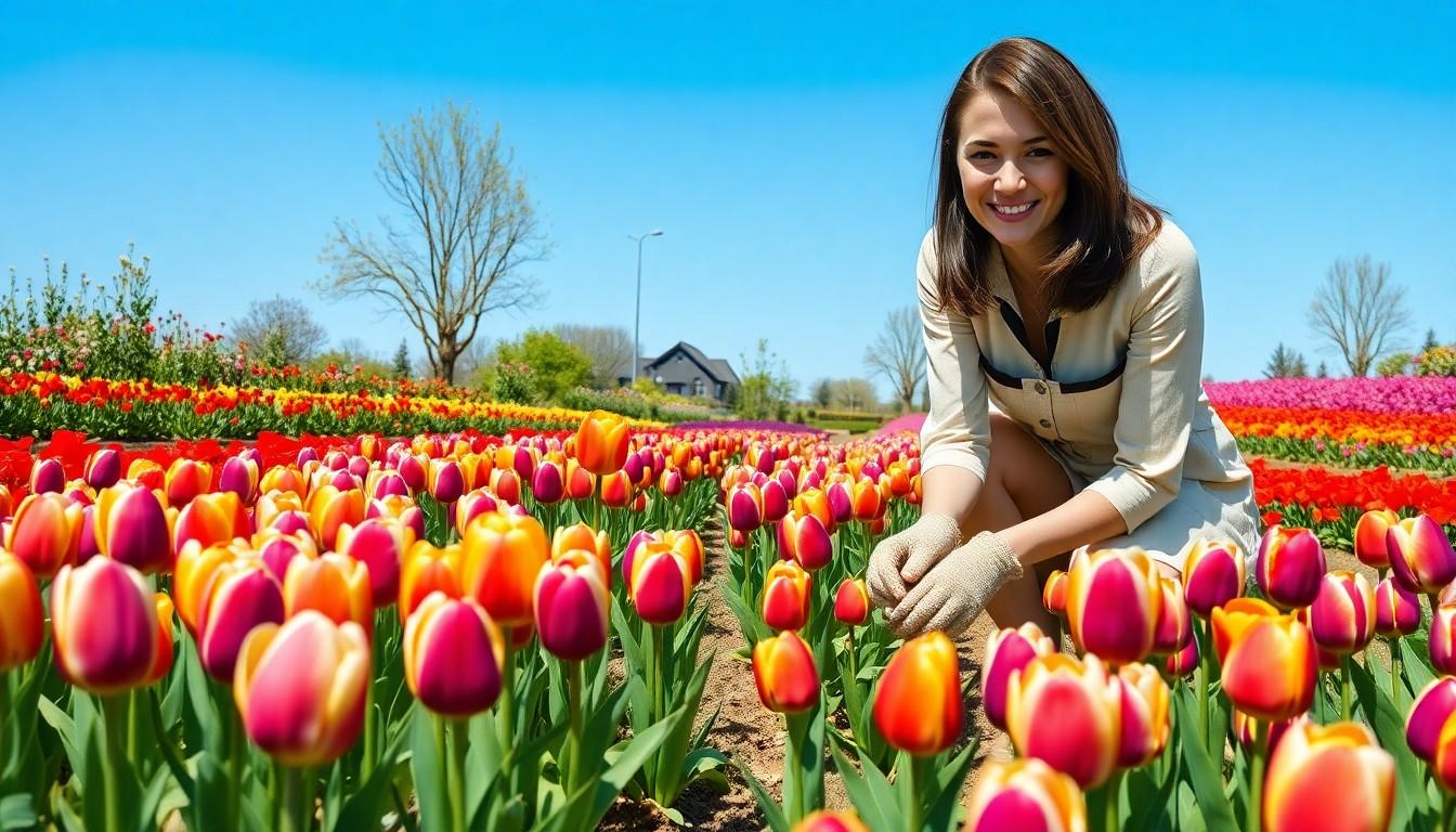 tulip garden design ideas