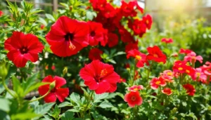 plants with red flowers